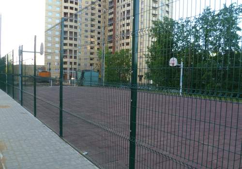 3Д забор для футбольной площадки в Нижневартовске